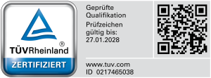 TÜV Zertifizierung Qualifikation